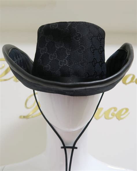 gucci black hat men|cowboy hat from gucci.